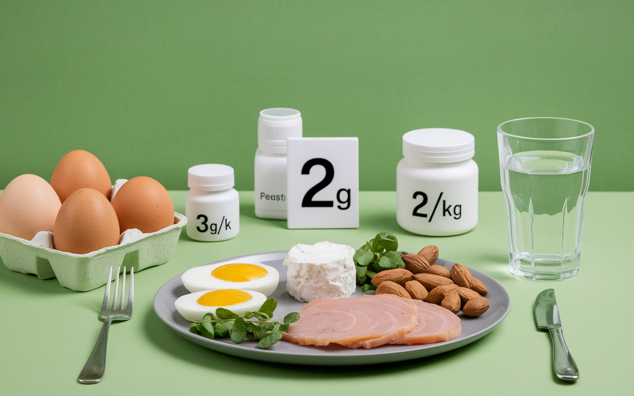Assiette proteines compléments musculation homme 40 ans