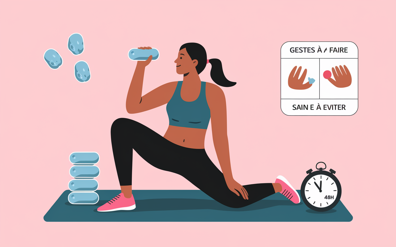 Sportif arrêt exercice gestes premiers secours