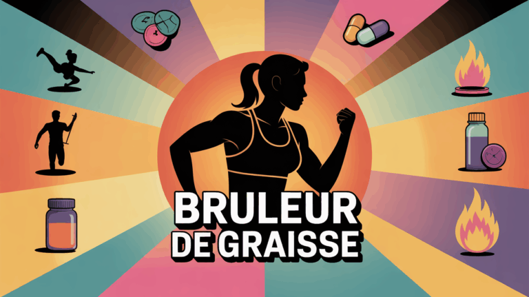 Image brûleur de graisse sport nutrition capsules flamme