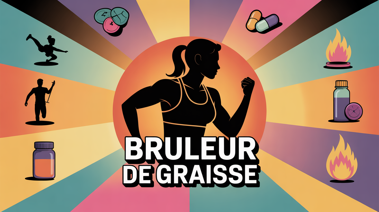 Image brûleur de graisse sport nutrition capsules flamme