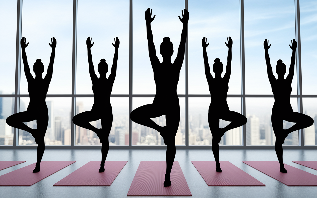 groupe exercices cardio gainage ventre plat