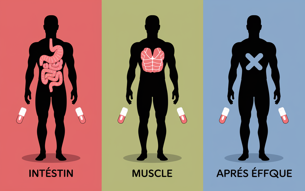 glutamine timing muscles intestin immunite