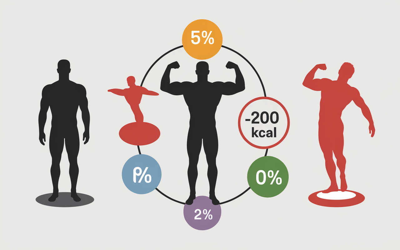 Infographie perte muscle balance -200 kcal seniors
