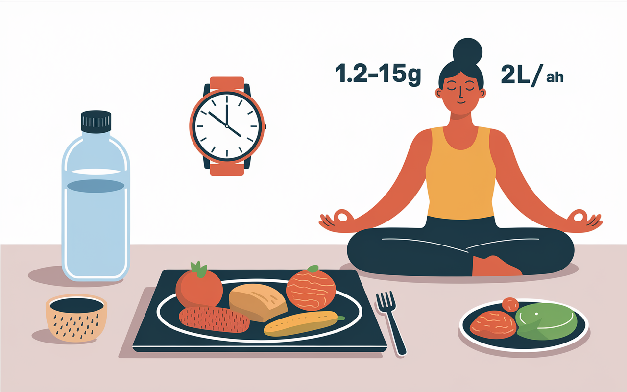 routine metabolisme hydratation sommeil alimentation