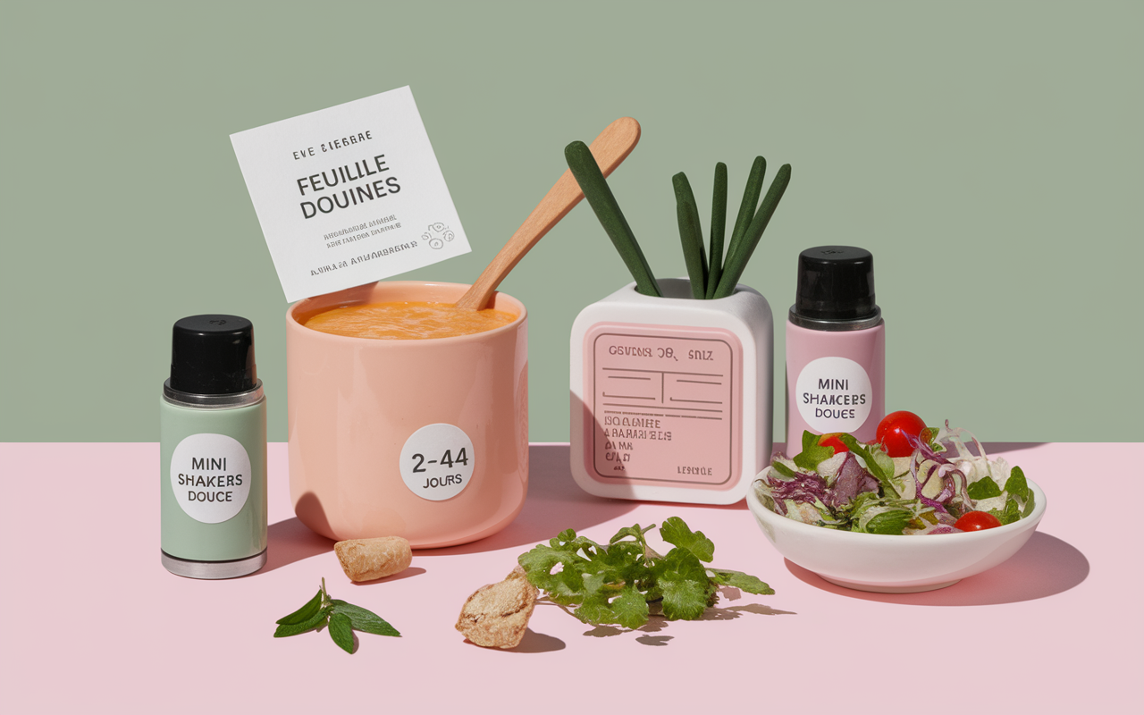 Bocal de sauce maison pour salade de riz, conservation pratique