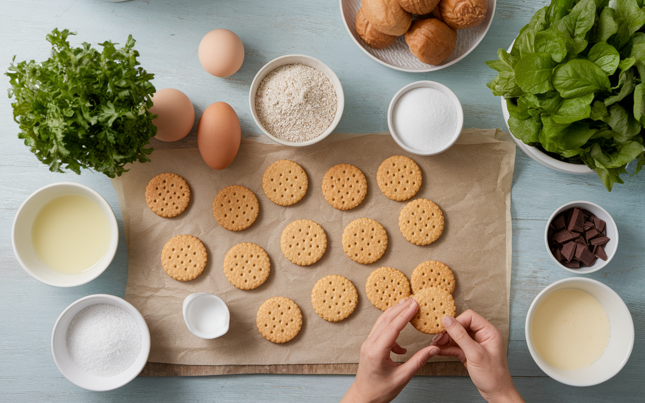 ingredients cookies healthy beurre cacahuete etape melange