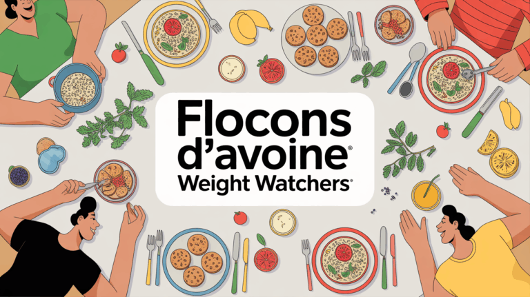 Recettes Weight Watchers à l'avoine, table cuisine, convivialité