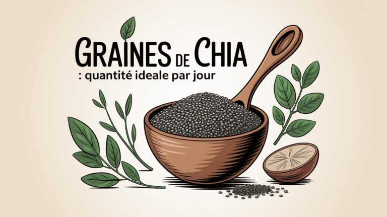 Bol de graines de chia quantite quotidienne recommandee
