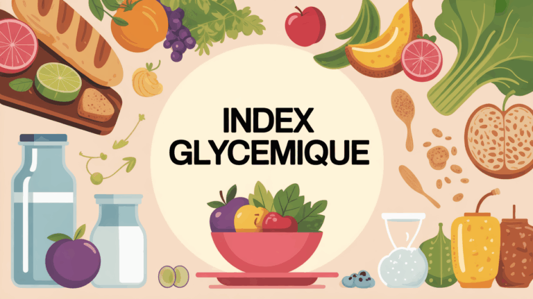 assiette équilibrée index glycémique pain légumes fruits yaourt lentilles
