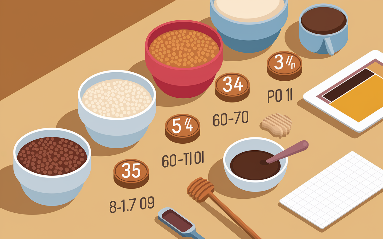 Tableau sucre de coco IG comparatif édulcorants