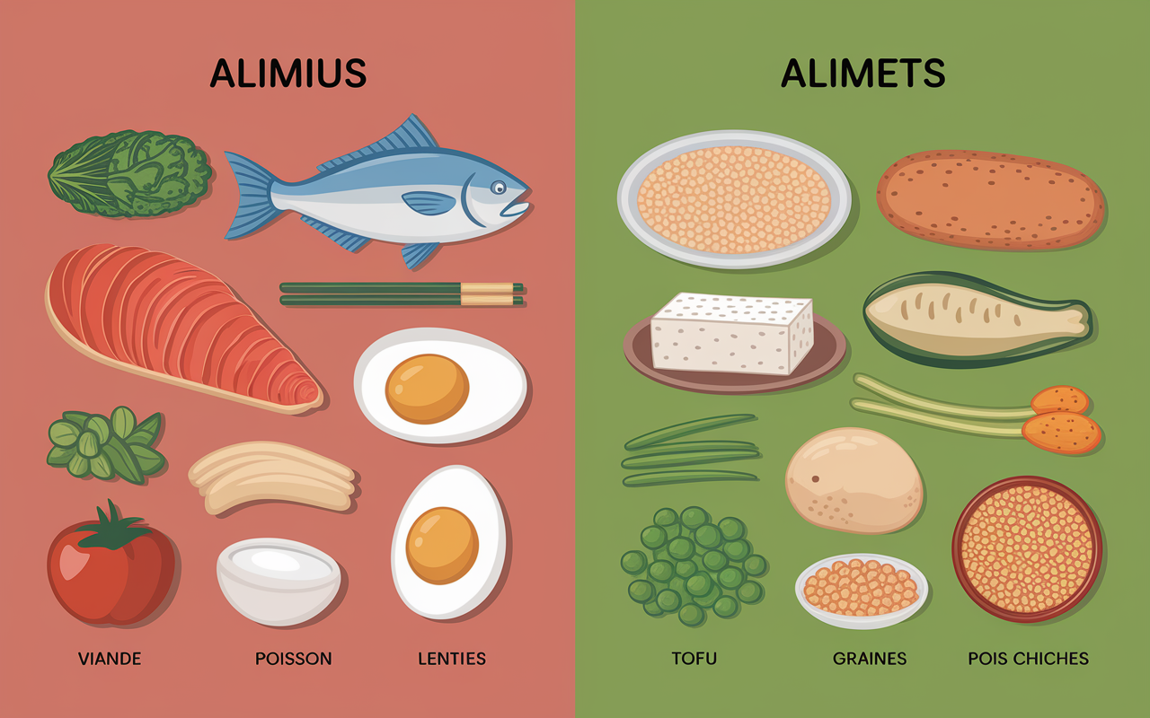 comparaison proteines animales vegetales associations