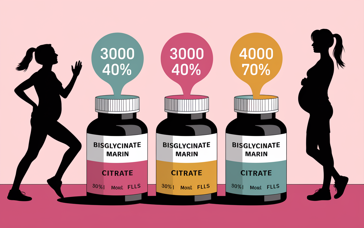 comparatif des formes de magnesium pour crampes
