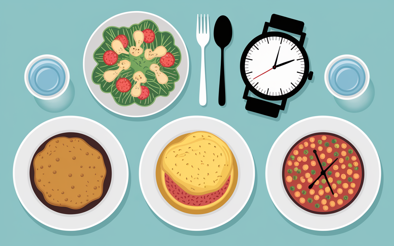 repas proteine le soir assiette colin omelette legumes