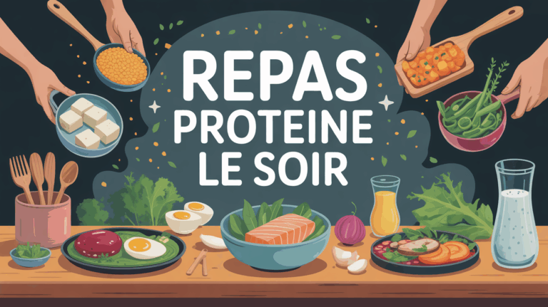 repas proteine le soir table cuisine diner familial