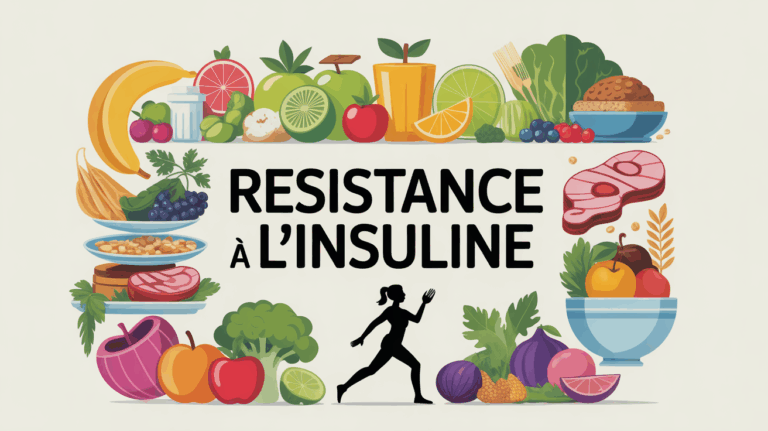 Illustration assiette equilibree resistance a l'insuline