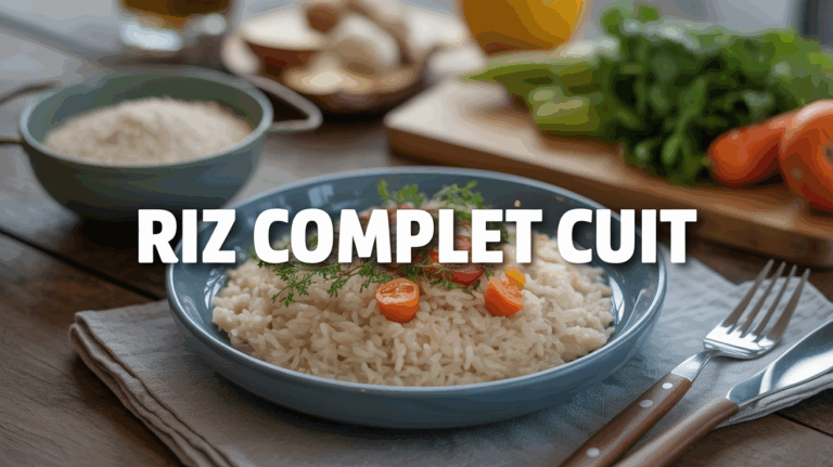 riz complet cuit avec légumes tableau healthy