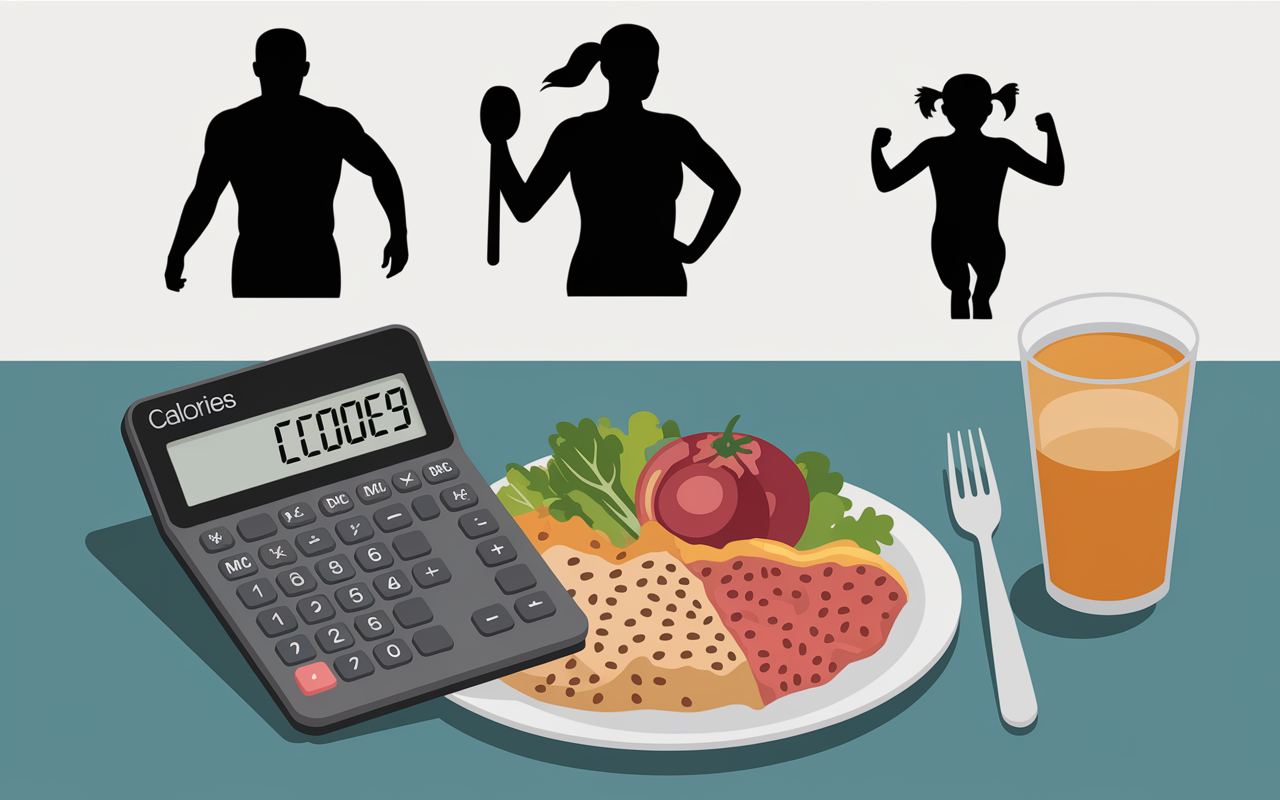 calculatrice calories profils alimentations