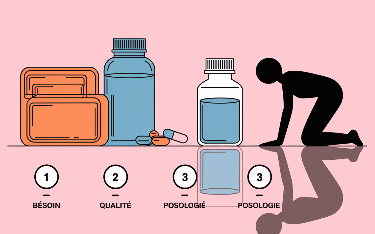 Tableau methode choix complements alimentaires besoin qualite posologie