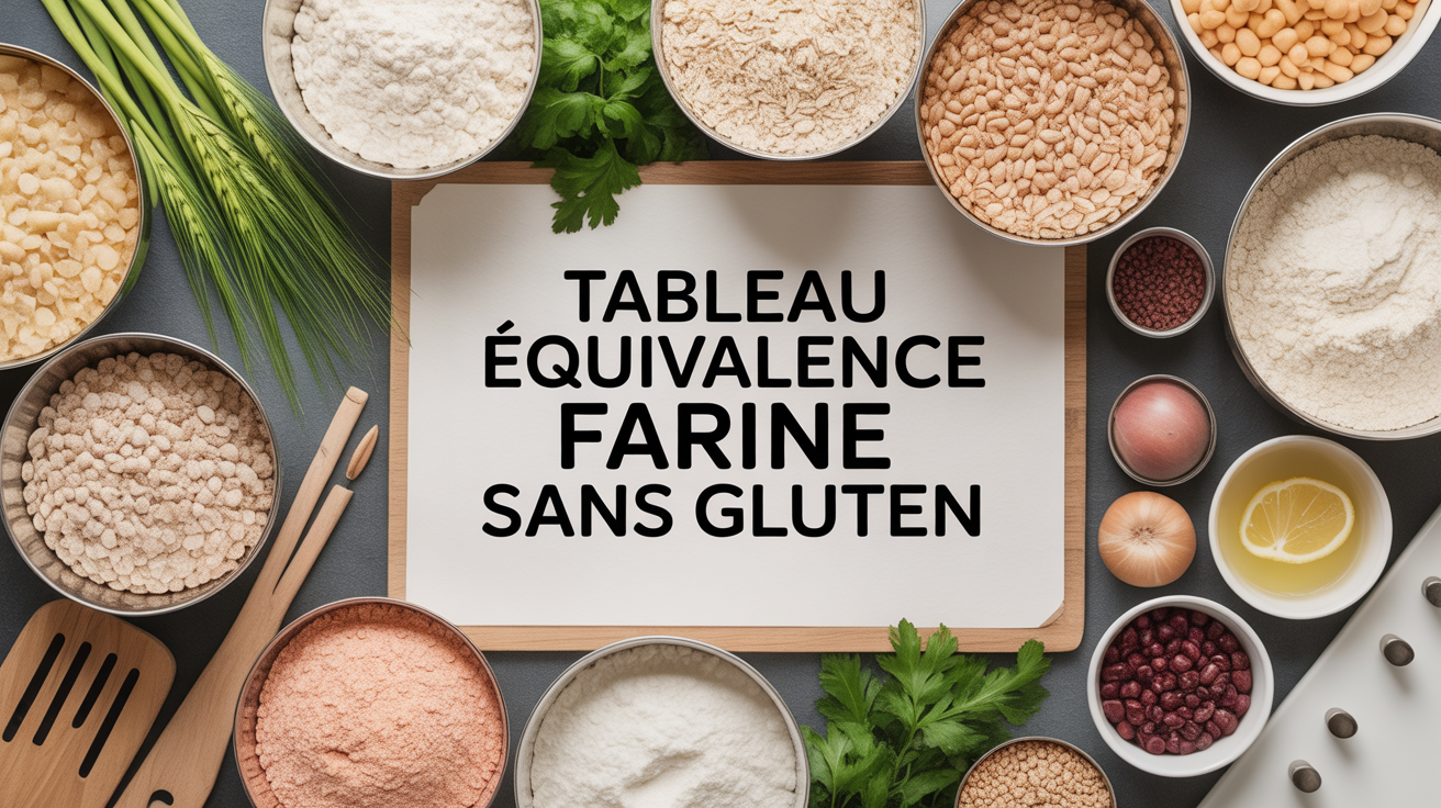 plan cuisine moderne divers farines sans gluten