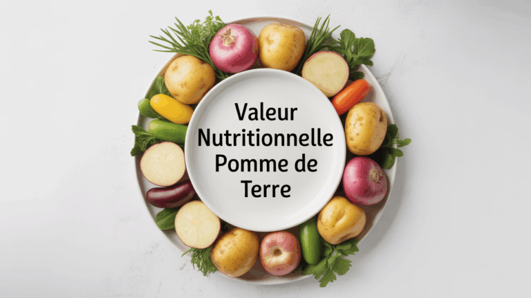 assiette pommes de terre vapeur valeur nutritionnelle