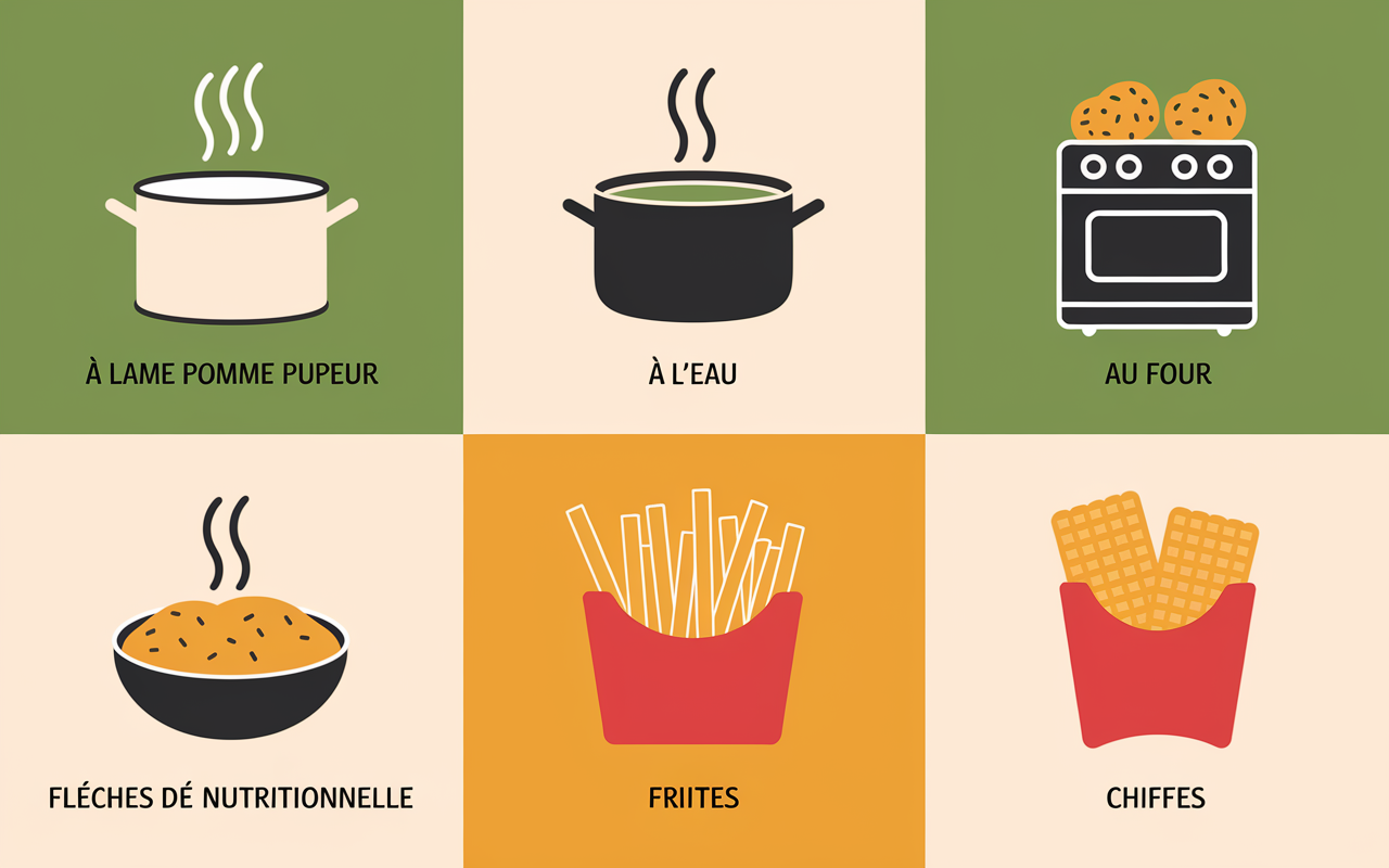 pomme de terre modes cuisson valeur nutritionnelle