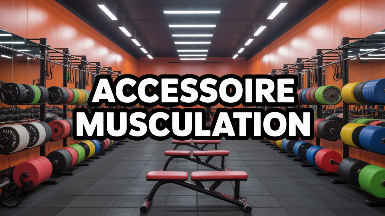 Vue d'accessoires musculation dans une salle sportive dynamique