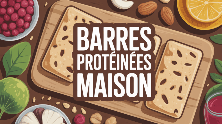 Barres protéinées maison avec flocons avoine noix compote