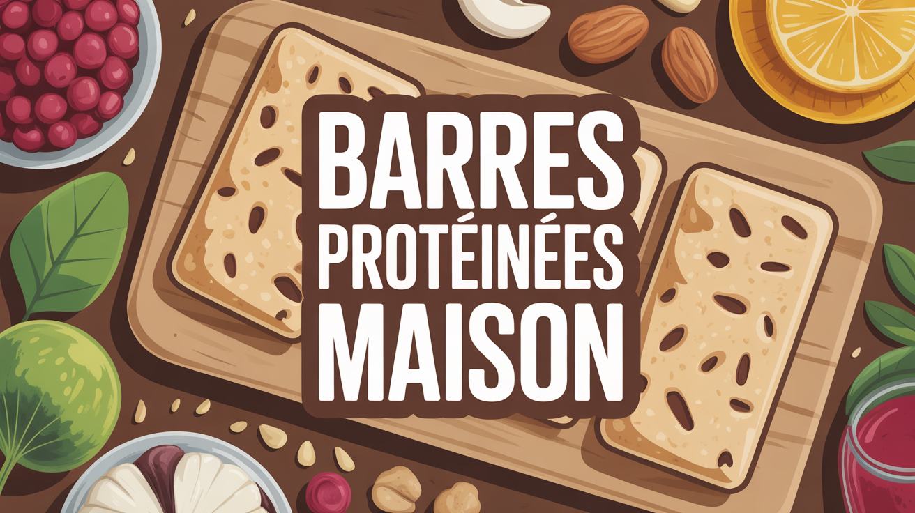 Barres protéinées maison avec flocons avoine noix compote