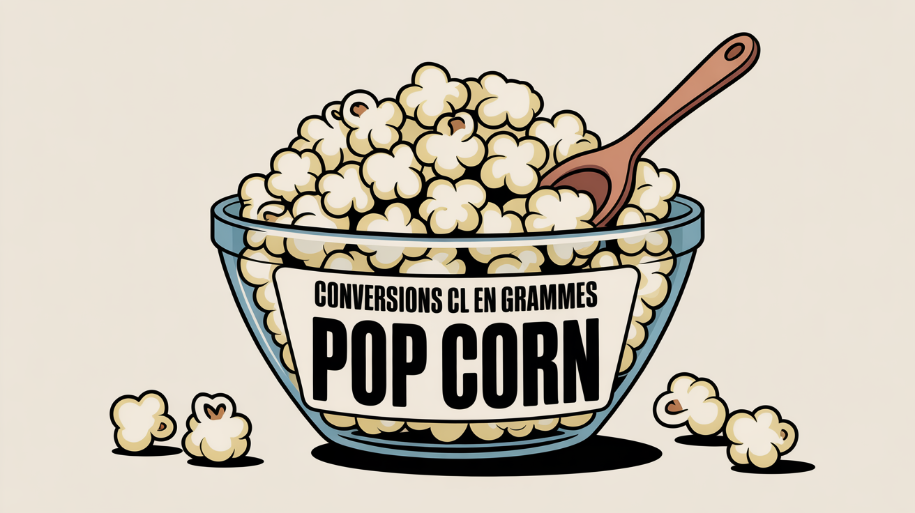 saladier pop corn conversion cl en grammes