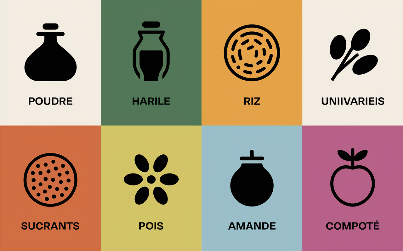 tableau ingredients variantes cookies proteines maison