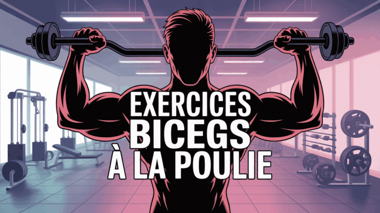exercices biceps à la poulie salle de sport