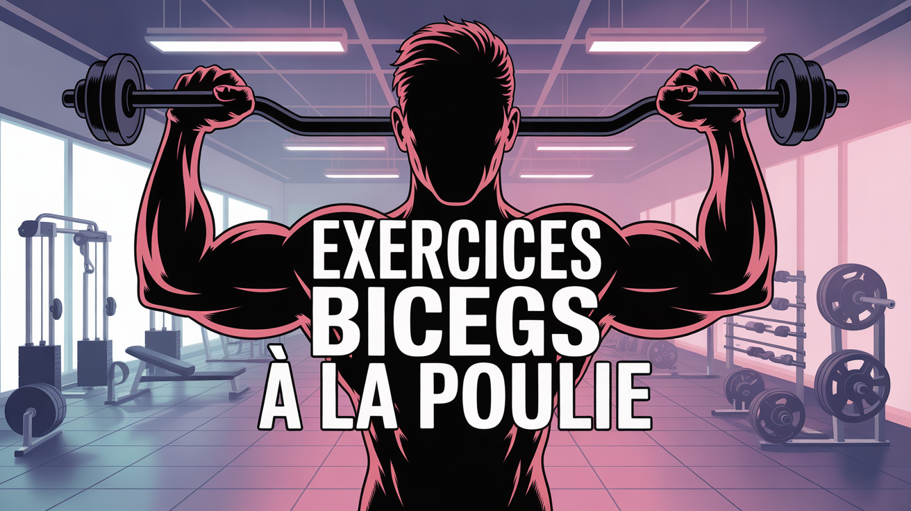 exercices biceps à la poulie salle de sport