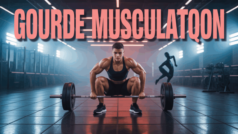 gourde musculation banc haltères salle lumineuse