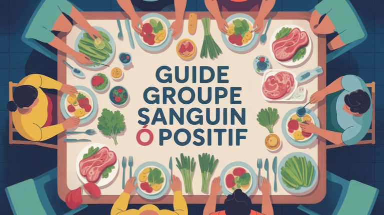 Image cuisine famille autour guide groupe sanguin O positif