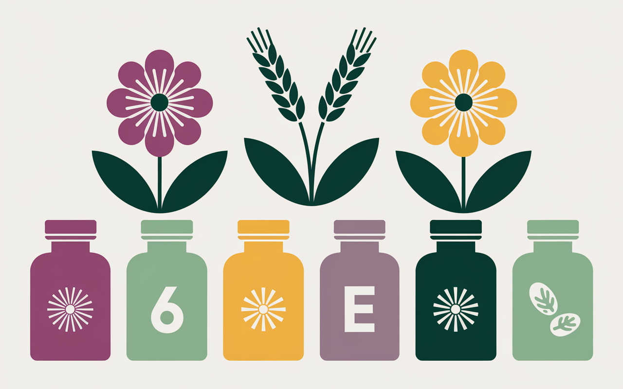 fleurs onagre bourrache origine huiles omega-6 vitamine E