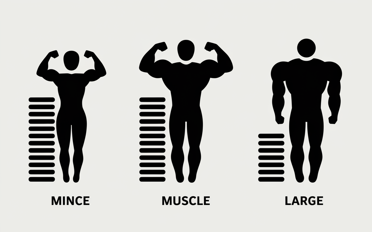 Ectomorphe mésomorphe endomorphe poids en musculation