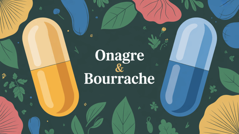 onagre et bourrache capsules bienfaits peau hormones articulations