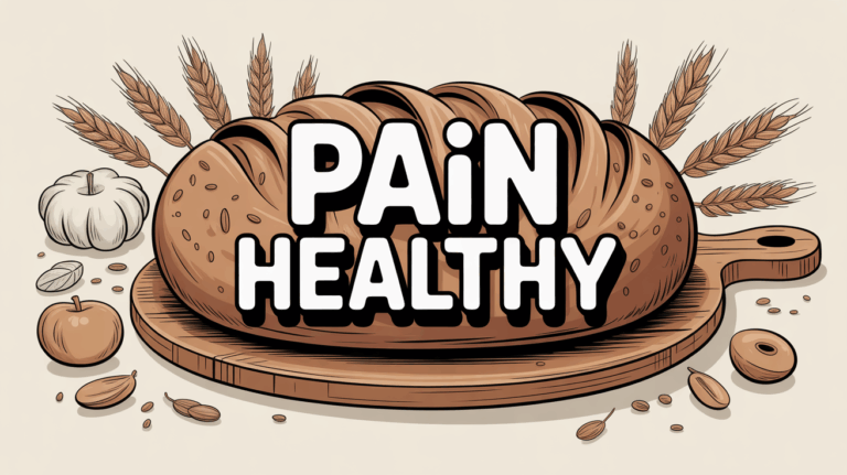 pain healthy artisanal sur planche bois et table familiale