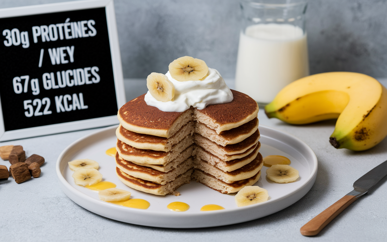 pancake prise de masse coupe nutrition sportive