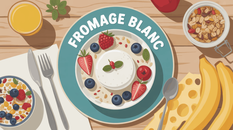 Bol de fromage blanc avec fruits frais et muesli pour un petit déjeuner sain