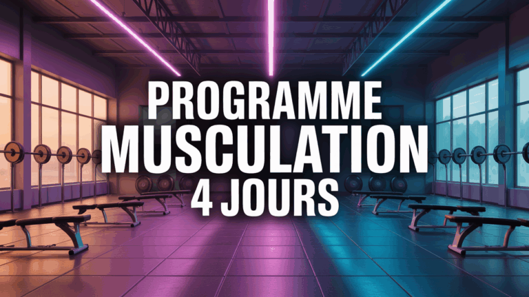 salle de sport moderne programme musculation 4 jours