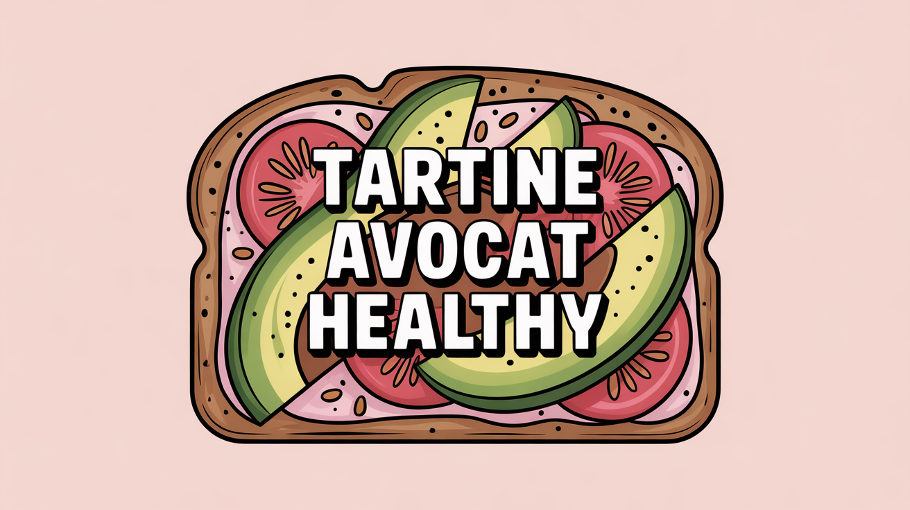 Tartine avocat healthy pain complet tomates et graines