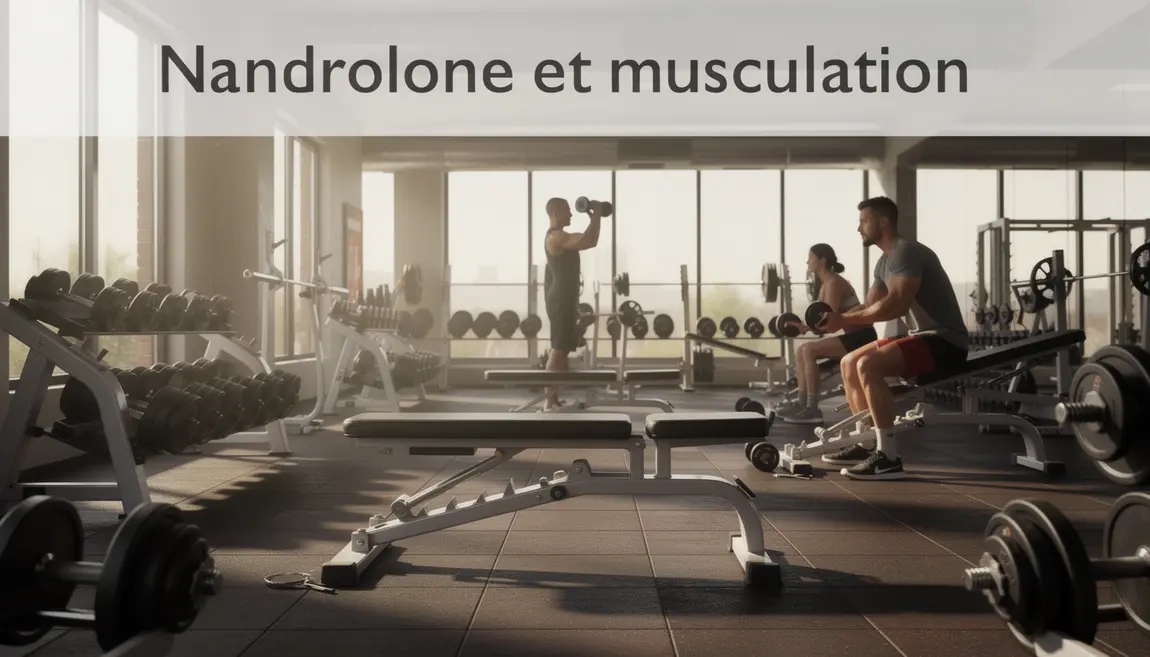 Salle de musculation silhouettes nandrolone et musculation