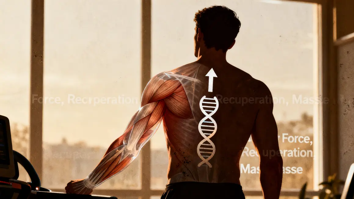 silhouette musculaire hormone testosterone