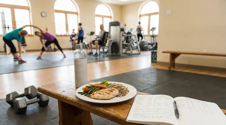 salle de sport seche musculation repas proteines