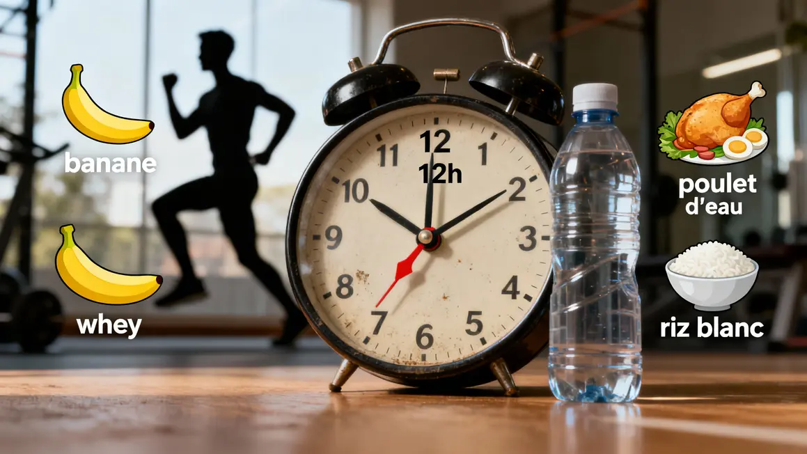 horloge aliments timing repas musculation avant apres entrainement