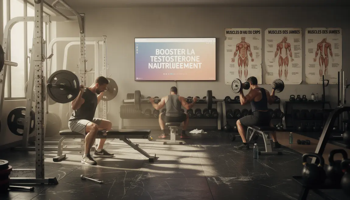 Salle de sport motivation booster testosterone naturellement