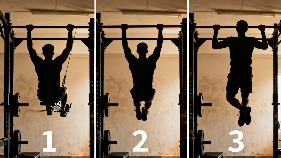 Trois exercices dos en salle musculation
