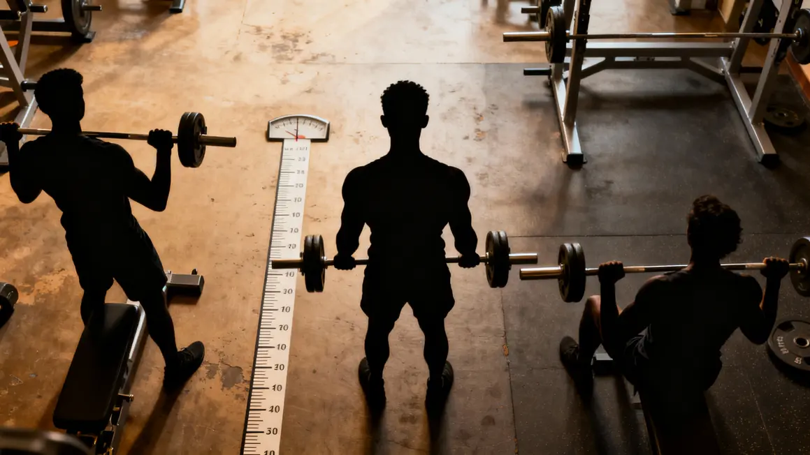 Progression musculation après blessure silhouettes gym