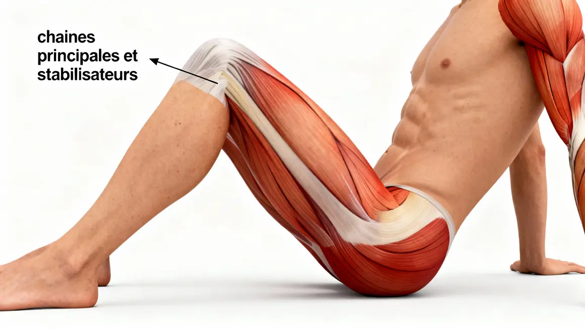 Muscles travaillés schéma soulevé de terre